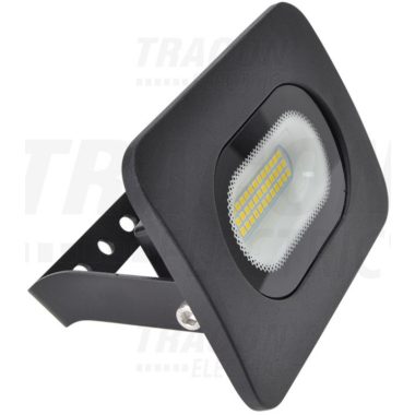 TRACON RSMDL20H LED floodlight with integrated junction box (without cable), black 220-240V AC, 20W, 4000K, IP65, 1500lm, EEI = A