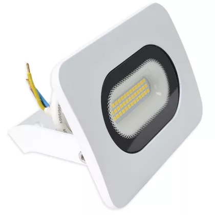 TRACON RSMDLF20WW Fehér SMD fényvető 20W, 3000K, IP65, 220-240V AC, 1500lm, EEI=G