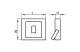 TRACON RSMDLF20WW Fehér SMD fényvető 20W, 3000K, IP65, 220-240V AC, 1500lm, EEI=G