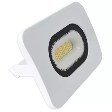 TRACON RSMDLF30 White SMD floodlight30W, 4000K, IP65, 220-240V AC, 2700lm, EEI = A