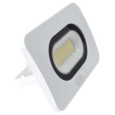 TRACON RSMDLFM50 SMD fényvető mozgásérzékelővel, fehér 50W, 4000K, IP65, 220-240V AC, 4000