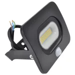   TRACON RSMDLM20 SMD fényvető mozgásérzékelővel, fekete 220-240V AC, 20W, 4000K, IP65,1600lm, 110°, 3-10m, EEI=G