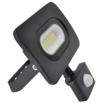   TRACON RSMDLM20H SMD floodlight with motion sensor, black 220-240V, 20W, 4000K, IP65,1500lm, EEI = A, 120 °, 10s-7min, 3-10m