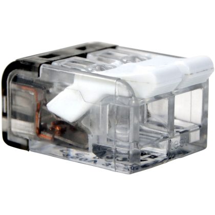 TRACON RVON2 Csavar nélküli vezetékösszekötő, nyitható átlátszó 0,2-4mm2, 32A, 450VAC 2P