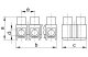 TRACON S3A-H Flexibilis sorozatkapocs, H profil, 12 tag, natúr 2,5mm2, 450VAC, 16A, PP TRACON S3A-H Flexibilis sorozatkapocs, H profil, 12 tag, natúr 2,5mm2, 450VAC, 16A, PP