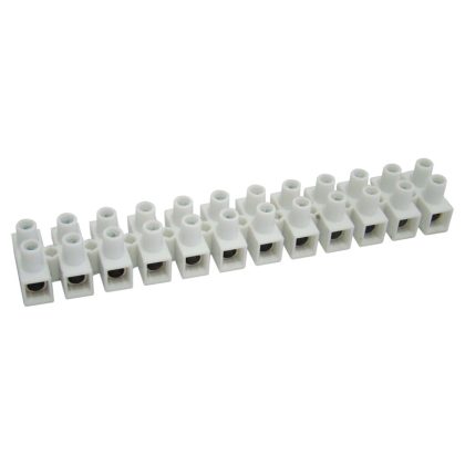   TRACON S5A-H Flexibilis sorozatkapocs, H profil, 12 tag, natúr 4mm2, 450VAC, 25A, PE