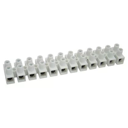   TRACON S60A-H Flexibilis sorozatkapocs, H profil, 12 tag, natúr 25mm2, 450VAC, 80A, PP