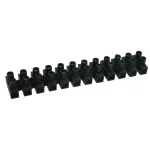   TRACON SF10A-H Flexibilis sorozatkapocs, H profil, 12 tag, fekete 6mm2, 450VAC, 40A, PP