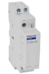 TRACON SHK2-25-24 Installációs kontaktor 24V AC, 50Hz, 1 Mod, 2×NO, AC1/AC7a, 25A
