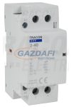 TRACON SHK2-40 Installációs kontaktor 230V AC, 50Hz, 2 Mod, 2×NO, AC1/AC7a, 40A