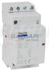 TRACON SHK3-25 Installációs kontaktor 230V AC, 50Hz, 2 Mod, 3×NO, AC1/AC7a, 25A