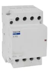 TRACON SHK4-40 Installációs kontaktor 230V AC, 50Hz, 3 Mod, 4×NO, AC1/AC7a, 40A