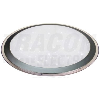 TRACON SKYR60W Decorative flange star LED ceiling light, dimmable 230 VAC, 60W, 4000lm, 3000/4000 / 6500K, 120 °, IP20, EEI = A