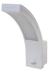 TRACON SLI10W Mozgásérzékelős fali lámpatest, ívelt forma 230VAC, 10W, 140°, 2-9m, 10s-5m,