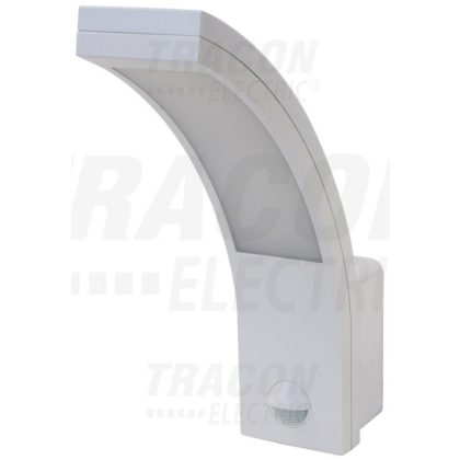   TRACON SLI15W Wall-mounted luminaire with motion sensor, curved shape 230VAC, 15W, 140 °, 2-9m, 10s-5m, 4500K, EEI = A, IP54, 1100lm
