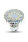 TRACON SMD-GU10-15-CW SMD LED spot fényforrás 230V, 50Hz, GU10, 4W, 6400K, 320lm, 15×LED3528, 120°, EEI=A+
