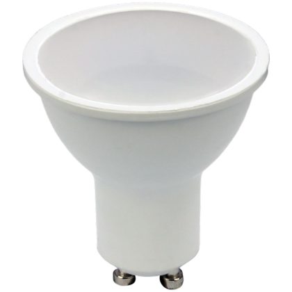   TRACON SMDDGU107CW Fényerő-szabályozható SMD LEDspot fényforrás 230 VAC, 50 Hz, GU10, 7 W, 450 lm, 6500 K, 120°, EEI=G