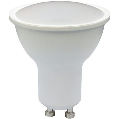 TRACON SMDDGU107NW Fényerő-szabályozható SMD LEDspot fényforrás 230 VAC, 50 Hz, GU10, 7 W, 450 lm, 4000 K, 120°, EEI=G