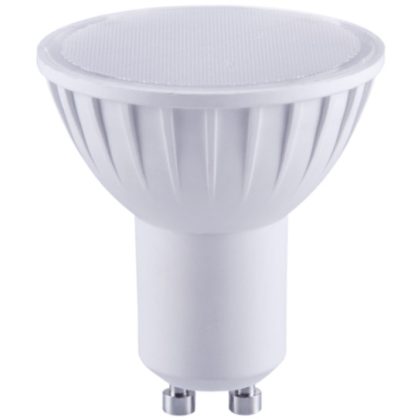   TRACON SMDGU105CW Műanyag házas SMD LED spot fényforrás 230V, 50 Hz, GU10, 5W, 320 lm, 6000 K, 120°, EEI=A+