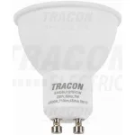   TRACON SMDGU1075YCW Műanyag házas SMD LED spot fényforrás 230 VAC, 50 Hz, GU10, 7 W, 710 lm, 6500 K, 120°, EEI=A+