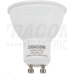   TRACON SMDGU1075YW Plastic cover SMD LED spot light source 230 VAC, 50 Hz, GU10, 7 W, 690 lm, 3000 K, 120 °, EEI = A +