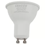   TRACON SMDSGU105CW Műanyag házas SMD LED spot fényforrás SAMSUNG chippel 230V,50Hz,GU10,5W,470lm,6500K,120°,SAMSUNG chip, EEI=F