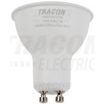   TRACON SMDSGU107W Bec Led spot cu carcasă din plastic LED SMD LED cu cip SAMSUNG 230V, 50Hz, GU10.7W, 530lm, 3000K, 120 °, cip SAMSUNG, EEI = A +