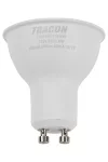 TRACON SMDSGU108NW Bec Led spot cu carcasă de plastic LED SMD LED cu cip SAMSUNG 230V, 50Hz, GU10.8W, 600lm, 4000K, 120 °, cip SAMSUNG, EEI = A +