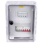   TRACON SPBPV316 Túlfeszültség-védelmi doboz fotovoltaikus rendszerekhez 330×250×130mm,IP65,IK10,AC1+2, 400V, In:16A, Iimp:12.5kA,