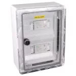   TRACON SPBPVDC2BCS Túlfeszültség-védelmi doboz fotovoltaikus rendszerekhez 380x260x130mm, IP65, DC1+2, Un=1000VDC