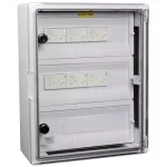   TRACON SPBPVDC6 Túlfeszültség-védelmi doboz fotovoltaikus rendszerekhez 500x400x175mm, IP65, DC1+2, Un=1000VDC