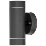 TRACON SPGU10IPF2A Oldalfali spot lámpatest, kültéri, antracit 100-240VAC, 50Hz, 2xGU10, m