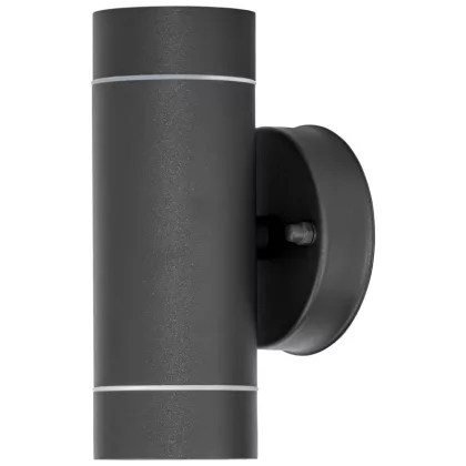   TRACON SPGU10IPF2A Oldalfali spot lámpatest, kültéri, antracit 100-240VAC, 50Hz, 2xGU10, max.35W, IP44