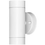 TRACON SPGU10IPF2F Oldalfali spot lámpatest, kültéri, fehér 100-240VAC, 50Hz, 2xGU10, max.