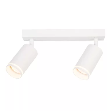 TRACON SPGU10LMA2W Mennyezeti állítható spot lámpatest, fehér 100-240VAC, 50Hz, 2xGU10, max.2x35W TRACON SPGU10LMA2W Mennyezeti állítható spot lámpatest, fehér 100-240VAC, 50Hz, 2xGU10, max.2x35W
