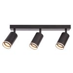 TRACON SPGU10LMA3B Mennyezeti állítható spot lámpatest, fekete 100-240VAC, 50Hz, 3xGU10, m