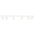   TRACON SPGU10LMA6W Mennyezeti állítható spot lámpatest, fehér 100-240VAC, 50Hz, 6xGU10, max.6x35W