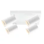   TRACON SPGU10LMAN4W Mennyezeti állítható spot lámpatest, fehér 100-240VAC, 50Hz, 4xGU10, max.4x35W