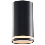   TRACON SPGU10LMB Mennyezeti spot lámpatest, hengeres, fekete 100-240VAC, 50Hz, 1xGU10, max.35W