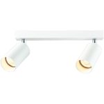 TRACON SPGU10MA2W Mennyezeti állítható spot lámpatest, fehér 100-240VAC, 50Hz, 2xGU10, max