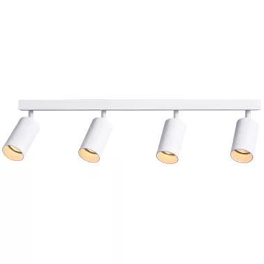 TRACON SPGU10MA4W Mennyezeti állítható spot lámpatest, fehér 100-240VAC, 50Hz, 4xGU10, max.4x35W