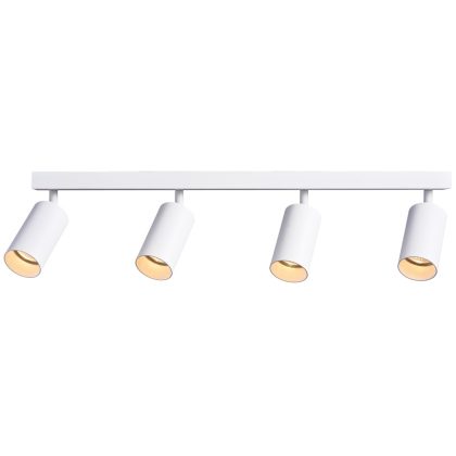   TRACON SPGU10MA4W Mennyezeti állítható spot lámpatest, fehér 100-240VAC, 50Hz, 4xGU10, max.4x35W