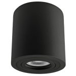 TRACON SPGU10MIPB Mennyezeti védett spot lámpatest, hengeres, fekete 100-240VAC, 50Hz, 1xG