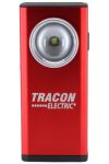 TRACON STLAL5W Akkumulátoros LED kézi lámpa, fém 5W, 6000K, 3, 7V 1800mAh, 200lm, IP54, 3h