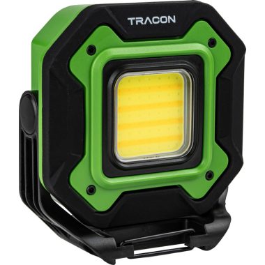 TRACON STLB20W Akkumulátoros LED kézi lámpa 20W, 3000K-6500K, 3,7V, 3000mAh, 1200lm, 4,5 h