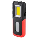   TRACON STLCOB10W Akkumulátoros LED kézilámpa, hibrid akkumulátor 10/5 W, 500 lm, 3,7 V, 1200 mAh, 103040/3xAAA