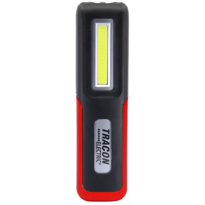 TRACON STLCOB3W Akkumulátoros LED kézi lámpa 3/3W, 6000K, 3.7V 2000mAh, 100/180lm, IP44, 3