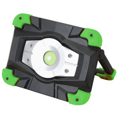 TRACON STLFL10W Cordless LED mounting reflector external battery function10 W, 6500 K, 3.7 V, 4400 mAh, Li-Ion, 1000 lm, 3 h, IP54