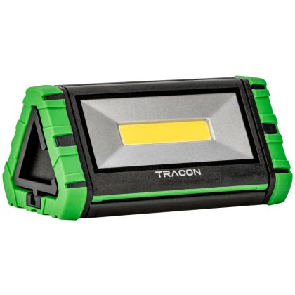 TRACON STLFL25W Akkumulátoros LED szerelő reflektor 10 W, 4000 K, 3,7 V, 3600 mAh, Li-Ion,