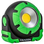 TRACON STLFLE10W Akkumulátoros LED szerelő reflektor 10 W, 4000 K, 3,7 V, 3600 mAh, Li-Ion